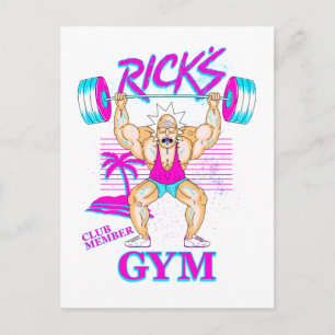 リックとモルティ™   Rick's Gym Clubメンバー インビテーションポストカード