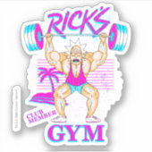 リックとモルティ™ | Rick's Gym Clubメンバー シール (正面)