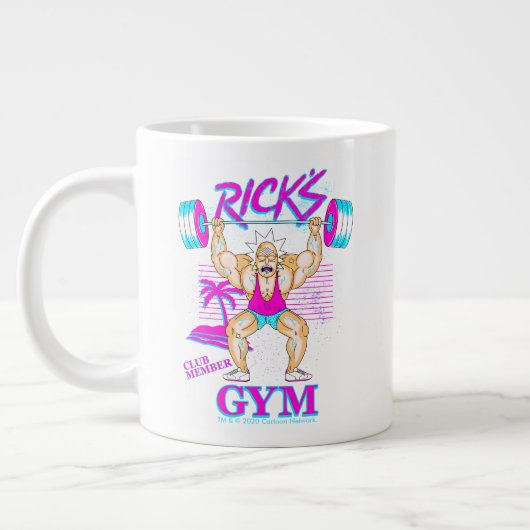 リックとモルティ™ | Rick's Gym Clubメンバー ジャンボコーヒーマグカップ (左)