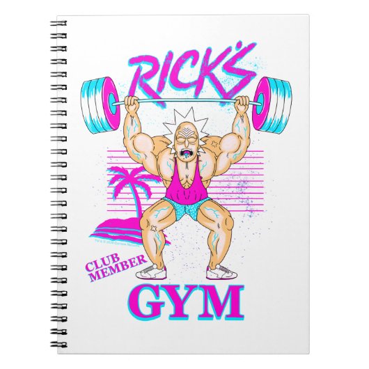 リックとモルティ™ | Rick's Gym Clubメンバー ノートブック (正面)