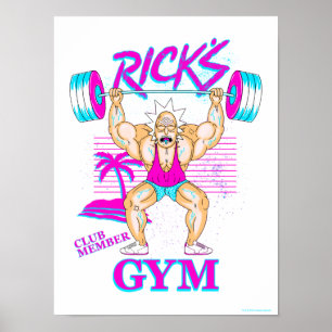 リックとモルティ™   Rick's Gym Clubメンバー ポスター