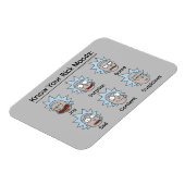 リックとモルティ™ | Rick's Moods マグネット (左側)