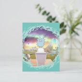 リックとモルティ™ | Rick's Private Place インビテーションポストカード (スタンド正面)