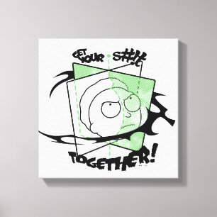 リックとモルティ™   S#!tを集めろ！ キャンバスプリント