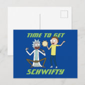 リックとモルティ™ | Schwiftyを獲得する時間 インビテーションポストカード (正面/裏面)