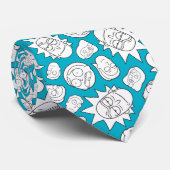 リックとモルティ™ | Smithファミリのヘッドパターン ネクタイ (ロール)