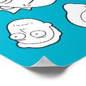 リックとモルティ™ | Smithファミリのヘッドパターン ポスター (角)