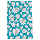 リックとモルティ™ | Smithファミリのヘッドパターン ミディアムペーパーバッグ (正面)