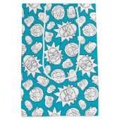 リックとモルティ™ | Smithファミリのヘッドパターン ミディアムペーパーバッグ (裏面)