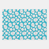 リックとモルティ™ | Smithファミリのヘッドパターン ラッピングペーパーシート (正面2)