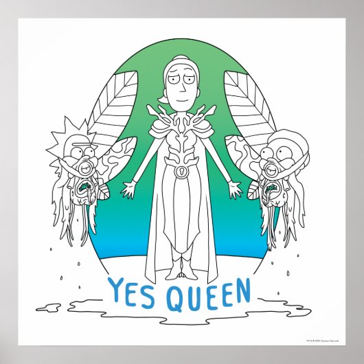 リックとモルティ™ |Yes女王 ポスター (正面)