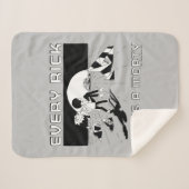 リックには皆モーティーが必要だ シェルパブランケット (正面(横))