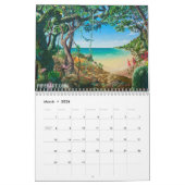 リックのパイパー2014年- 11"による芸術x17"壁 カレンダー (3月 2026)