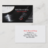 リックの記録的な店 名刺 (正面/裏面)