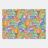 リックアポカリプスパーティーエイリアンパターン ラッピングペーパーシート (正面3)