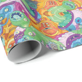 リックアポカリプスパーティーエイリアンパターン ラッピングペーパー (ロールコーナー)