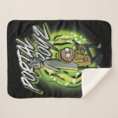 リックアンドモーティ – ポータルボイズ シェルパブランケット (正面(横))