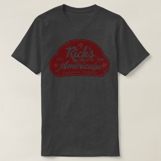 リックスカフェアメリカ Tシャツ (デザイン正面)
