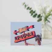 リックス酒ヴィンテージ看板 ポストカード (スタンド正面)