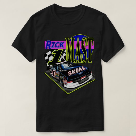 リックマストスコアルレトロNasDesign Tシャツ (デザイン正面)