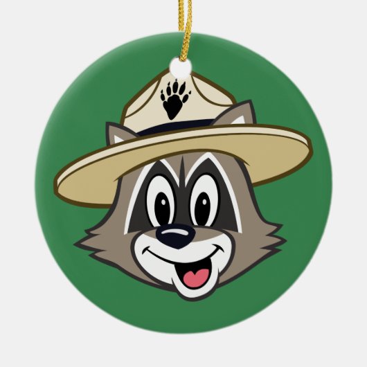 リックレーンジャーのリック|のレーンジャーは直面します セラミックオーナメント (正面)