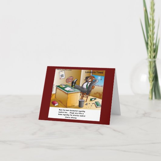 リックロンドンマスカラットヴィエーション弁護士漫画 カード (正面)