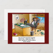 リックロンドンマスカラットヴィエーション弁護士漫画 ポストカード (正面/裏面)