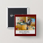 リックロンドンマスカラットヴィエーション弁護士漫画 缶バッジ (正面&裏面)