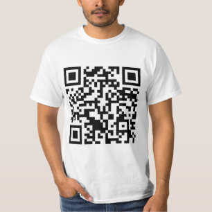 リックロールQRコードRickrolled Tシャツ