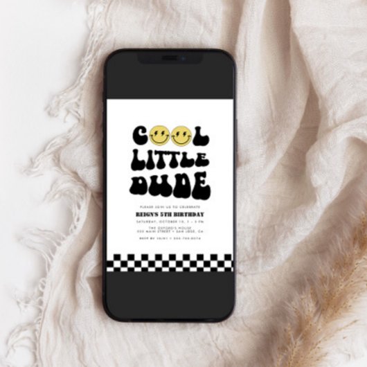 リックールトル・ダード |ボーイズ素晴らしいキッズ5誕生日 招待状