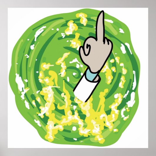 リック中指 ポスター (正面)