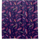 リック・アンド・モーティ・タイム・クリスタル・パターン シャワーカーテン (正面)