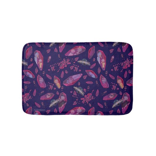 リック・アンド・モーティ・タイム・クリスタル・パターン バスマット (正面)