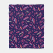 リック・アンド・モーティ・タイム・クリスタル・パターン フリースブランケット (正面)
