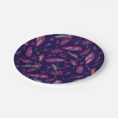 リック・アンド・モーティ・タイム・クリスタル・パターン ペーパープレート (アングル)