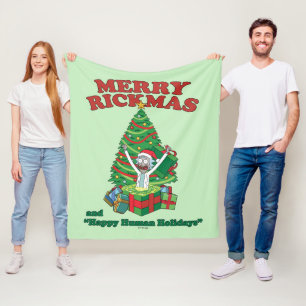 リック・アンド・モーティ  ポータルRick メリー Rickmas フリースブランケット