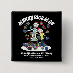 リック・アンド・モーティ  リクマメリースプレゼント 缶バッジ