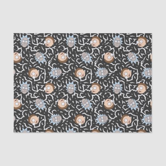 リック・アンド・モーティ・稲妻・パターン 薄葉紙 (正面)