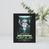 リック・サンチェス・天才引用文・グラフィック ポストカード (スタンド正面)