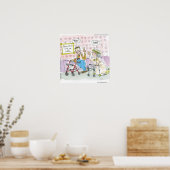 リック・ロンドおもしろいンによる古いヒッピーのポスター ポスター (キッチン)