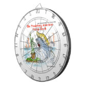 リック・ロンドンおもしろい・トランプ・シャーク ダーツボード (正面右)