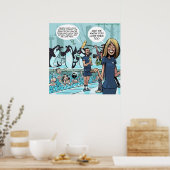 リック・ロンドンオルカのリベンジおもしろいポスター ポスター (キッチン)