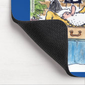 リック・ロンドンソナチュラル葬儀オールドおもしろい・ヒッピー マウスパッド (コーナー)