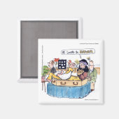 リック・ロンドンソナチュラル葬儀オールドおもしろい・ヒッピー マグネット (正面/裏面)