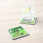 リック・ロンドンタートルウィッグおもしろいヘア コースター (右側)