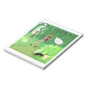 リック・ロンドンタートルウィッグおもしろいヘア ノートパッド (回転)