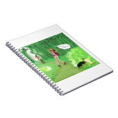 リック・ロンドンタートルウィッグおもしろいヘア ノートブック (右側)