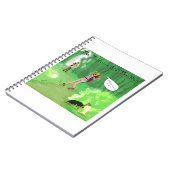 リック・ロンドンタートルウィッグおもしろいヘア ノートブック (左側)