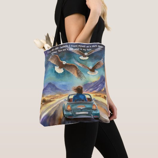 リック・ロンドンドライビングイン・ザ・ダークおもしろい漫画 トートバッグ (クローズアップ)