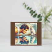 リック・ロンドンナルシスス&ザ・おもしろいキャット ポストカード (スタンド正面)